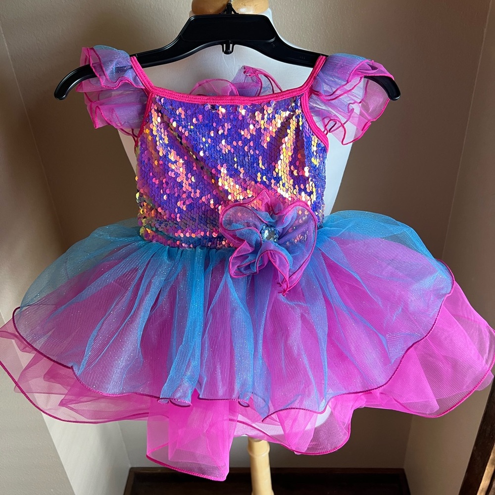 Blue/Pink Tutu Dress